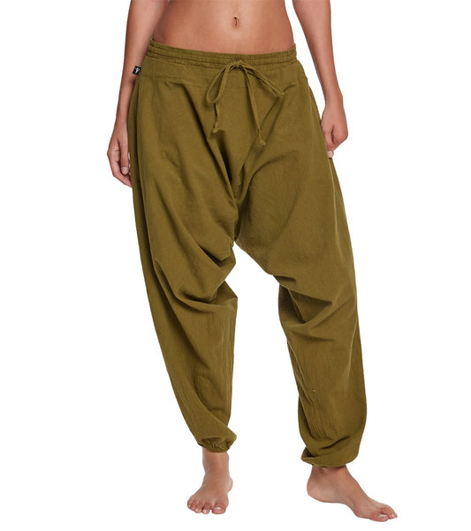 Buddha Pants Solid Savannah Harem Pants - Sky XS